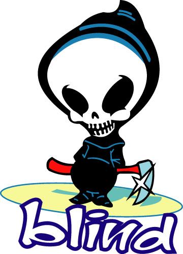 Skateboard Stickers on Blind Skateboard Logo Jpg