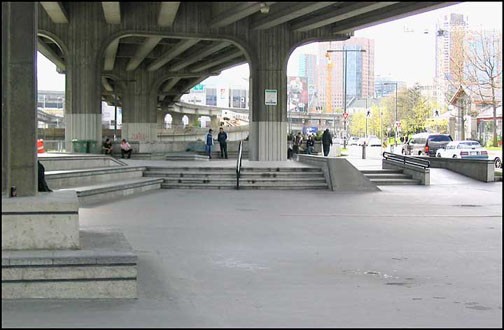 Vancouver skateboard plaza
